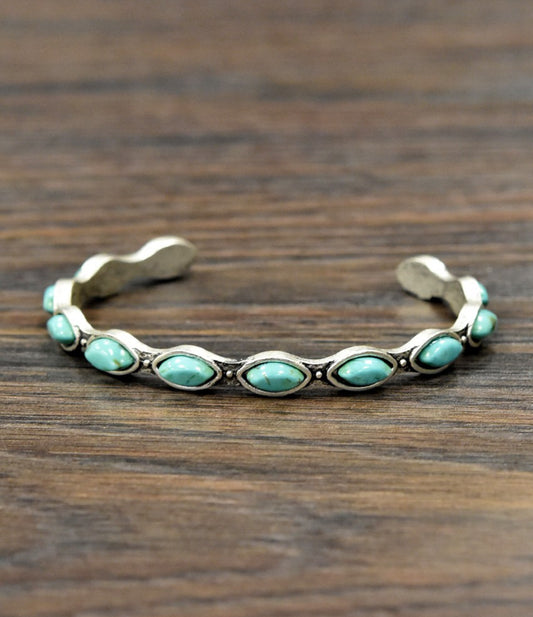 Turquoise cuff bracelet