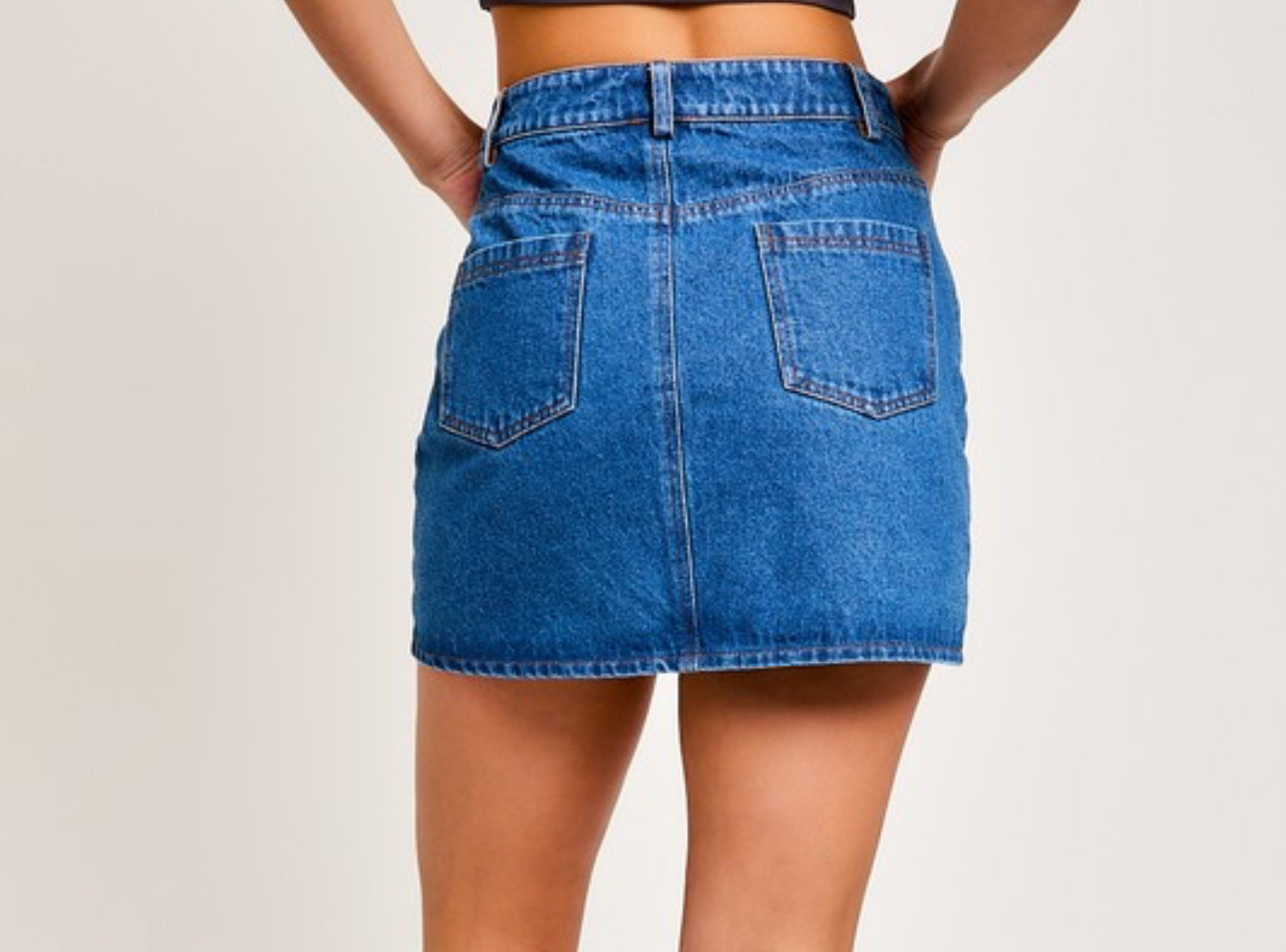 Denim skirt